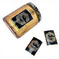 Étiquette d'emballage cosmétique d'aromathérapie de bouteille de parfum de haute qualité personnalisée autocollant de plaque signalétique LOGO 3D/2D
