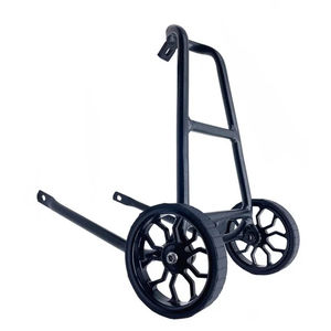Pour <span class=keywords><strong>Brompton</strong></span> 3sixty Q-Type porte-bagages arrière de vélo pliant en alliage d'aluminium porte-bagages ultralégers avec porte-bagages de vélo Easywheel - Product Image 4