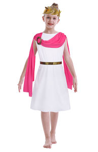 Erkek kız Toga kostüm cadılar bayramı klasik roma tanrı giyinmek yunanistan antik yunan Robe kıyafet çocuklar prenses prens kostümleri - Product Image 3