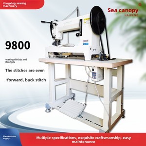 Máquina de coser para lonas de contenedores de 9800 bolsas, motorizada, de operación sencilla, para lotes grandes, precio competitivo - Product Image 4