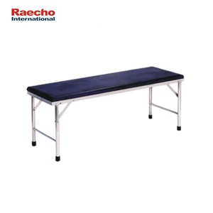 Table <span class=keywords><strong>d</strong></span>'examen de bonne qualité, acier inoxydable, revêtement en cuir artificiel, <span class=keywords><strong>lit</strong></span> de traitement, table <span class=keywords><strong>d</strong></span>'examen médicale, <span class=keywords><strong>hôpital</strong></span>, clinique - Product Image 2