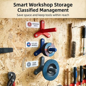 Angle Grinder Wall Mount <b>Bracket</b> 125mm Heavy Duty Plastic Tool Rack For Garage Workshop Storage - Product Image 2
