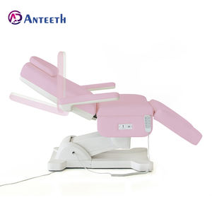 Lit de massage électrique moderne Silla Spa pour salon de beauté, clinique, table de traitement, chaise de podologie, 3 à 4 moteurs, lit de beauté rose - Product Image 4