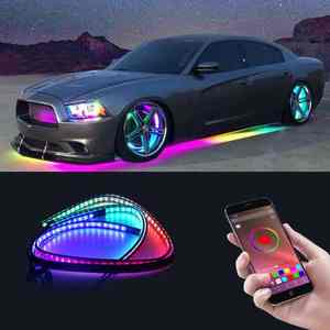 Illuminazione a pavimento lampade a fondo auto da sogno color chase light kit luce impermeabile <span class=keywords><strong>luci</strong></span> esterne auto - Product Image 1