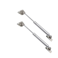 Support de levage hydraulique à ressort à gaz à fermeture douce et double fixation réglable pour armoire de cuisine 50N 60N 80N 100N 120N 200N