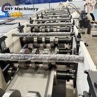 Machine automatique de formage de tôles d'échafaudage en acier galvanisé, machine de formage de planches d'échafaudage avec contrôle PLC