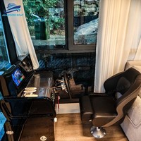 2026 Allhouse HB-1200 Bateaux-maisons entièrement équipés avec 2 chambres et climatisation, pour bateaux de fête, avec barbecue et télévision