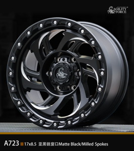 Bán buôn sự nhanh nhẹn lực lượng off road vành 17 18 inch 6*139.7 spining off road bánh xe 4x4 Hợp Kim Bánh xe vành <span class=keywords><strong>mags</strong></span> rines bánh xe trung tâm - Product Image 2