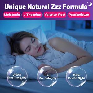 Gomitas de melatonina OEM para adultos, vitaminas personalizables para apoyar el sueño y mejorar la calidad del sueño - Product Image 3