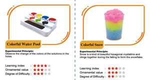 Fabricant de jouets ODM/OEM BIG BANG SCIENCE, kit scientifique arc-en-ciel DIY pour enfants, jouet éducatif STEAM amusant pour mélanger les couleurs, <span class=keywords><strong>cadeau</strong></span> - Product Image 3