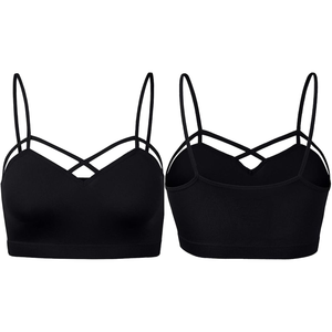 New Model Women's Yoga Sports <b>Bra</b>-Breathable Lightweight High Support Crisscross Straps V-neck Four-Way <b>Stretch</b> Shock-Absorbing - Product Image 1