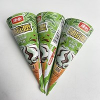 Crème glacée croustillante au melon miel, goût doux et crémeux, personnalisable OEM pour la vente en gros