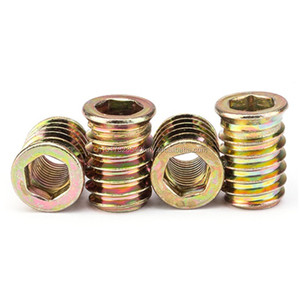 Carbon Thép Hex Ổ Cắm Ổ Đĩa Đồ Nội Thất Nuts Chèn Nuts - Product Image 5