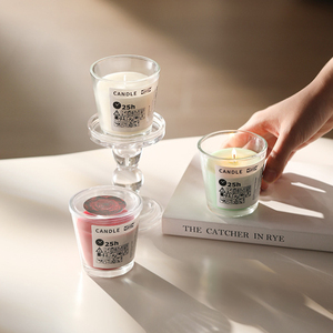 Bán buôn hộ gia đình lâu dài khuếch tán thực vật tự nhiên tinh dầu hương thơm sáp đậu nành sang trọng nến thơm - Product Image 4