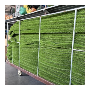 JS Blanc Gazon Artificiel Gazon Tapis Carreaux 30mm-50mm Mur En Plastique Faux Herbe Naturel Synthétique Sports <span class=keywords><strong>Pelouse</strong></span> - Product Image 1