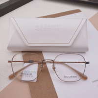 Nuevo Marco de Lentes Metálico Poligonal 2025, Multicolor Opcional, Moderno y Versátil, Estilo Influencer de Internet 56106
