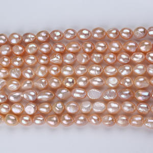 Perlas de Agua Dulce Barrocas Irregulares de Color Verde Pavo Real y Negro de 10-11 mm, Accesorios de Joyería DIY Sueltos - Product Image 2