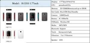 Teléfono <span class=keywords><strong>Celular</strong></span> Original H-<span class=keywords><strong>5310</strong></span> Desbloqueado con Teclado de Botones Grandes GSM para Personas Mayores con Función SOS, Teléfono Barato Tipo Nok - Product Image 5