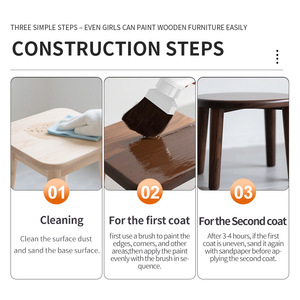 Peinture à base d'eau TOLN pour meubles en bois, rénovation de meubles, teinture pour bois, table de chevet, revêtement de peinture pour bois domestique - Product Image 3