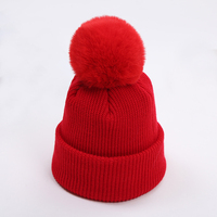 Chapeaux d'hiver multicolores pour l'extérieur, casquette mignonne, chapeau bob pour enfants, bébés, garçons et filles, adorable bonnet pour enfant avec pompon