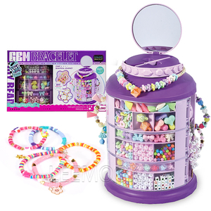 Zhorya personnalisé coloré bijoux Bracelet faisant <span class=keywords><strong>des</strong></span> accessoires mode filles bricolage perles Kits <span class=keywords><strong>pour</strong></span> enfants adultes - Product Image 1