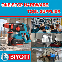 Marteau perforateur rotatif à batterie lithium-ion professionnel de haute qualité BYT-6617, perceuse à percussion électrique sans fil
