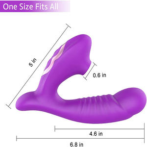 Bestseller Leistungs starke Silikon Adult Vigina Toy Sucker Frau Pussy Licker Sexspielzeug - Product Image 6