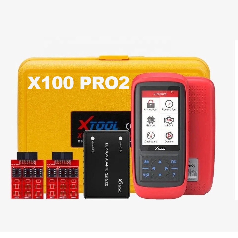 Склад США X100 Pro2 профессиональный автомобильный диагностический аппарат 2 в 1 ключ программист слесарь инструмент OBD2 сканер с EEPROM