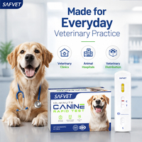 Kit de test de santé pour animaux de compagnie : Cassette de test rapide d'antigène CDV pour la maladie de Carré chez le chien, détection de virus canins, prix usine pour hôpitaux vétérinaires