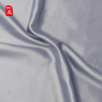 97% polyester 3% spandex couleur pure brillant extensible acide acétique comme tissu satiné pour vêtements pyjamas