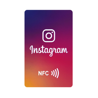 Carte NFC programmable en plastique CR80 à code QR, lecture NFC 213 216, avis Google, vente chaude