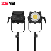 Lumière vidéo LED continue COB à intensité variable ZSYB en aluminium 800W 2700-6500K, lumière du jour, lampe d'ambiance de scène, éclairage photographique