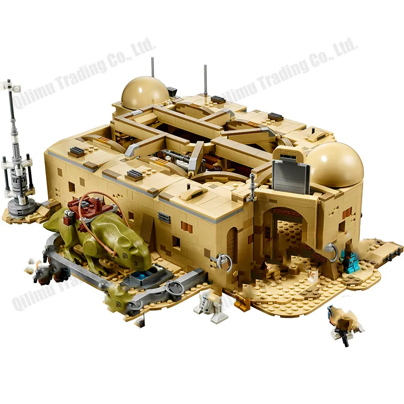 60016 3100 + Pcs/Set Compatibele Legoes 75290 Star Film Wars Mos Eisley Cantina Bouwstenen Speelgoed Bakstenen Kerstcadeau