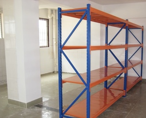 Étagère de stockage industrielle de moyenne capacité sur mesure, protection anti-corrosion, 3 niveaux, sans boulons, revêtement en poudre, fournie par l'usine - Product Image 3