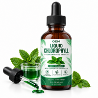 Gouttes de chlorophylle liquide Active Aging au cuivre et chlorophylline, saveur menthe, soutien quotidien au bien-être, OEM, marque privée, vente en gros mondiale