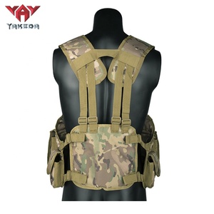 Yakeda Chất lượng cao chiến thuật tiện ích công cụ Crossbody khai thác vest che giấu chiến thuật mô-đun ngực Rig với tạp Chí túi - Product Image 4