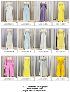 Fabricant de vêtements écologiques Robes d'été durables à col licou Robes décontractées de créateur sur mesure pour femmes - Product Image 4