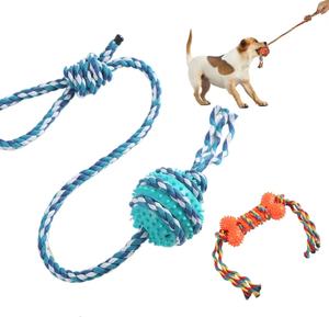 Nouveaux modèles de nettoyage des dents de <span class=keywords><strong>chien</strong></span> Sisal Dog Chew jouets interactifs brosse à dents en forme d'os jouets <span class=keywords><strong>pour</strong></span> <span class=keywords><strong>chien</strong></span> Tug of War de luxe - Product Image 1