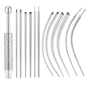 Perno Guía de Acero Inoxidable 316 Finamente Pulido con Roscas Internas y Externas para Perforaciones, Piercings de Oreja, Labio y Lengua DIY - Product Image 1