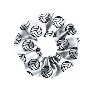 Coletero <span class=keywords><strong>de</strong></span> <span class=keywords><strong>voleibol</strong></span> con estampado simple europeo y americano para mujer, cuerda para el pelo cruzada, tocado <span class=keywords><strong>de</strong></span> satén <span class=keywords><strong>de</strong></span> alta elasticidad - Product Image 4