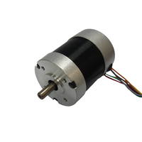 Motor Brushless Nema 23 50W/70W Bldc dengan Driver Terintegrasi 24V 4000rpm Motor DC untuk Robot AGV