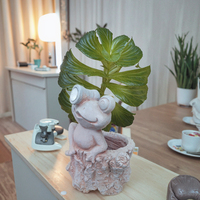 Petits pots succulents au design animal avec décoration d'intérieur cactus/bonsaï et jardinière de fleurs de bureau