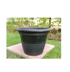 Pot de fleurs en plastique de 10 pouces pour plantes d'intérieur et d'extérieur, jardin, balcon, maison - Product Image 1