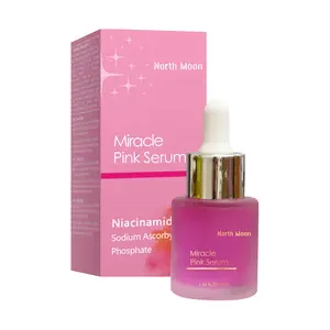 Private Label North Moon 60g Organic Dry Skin Soothing Breast Lifting Skin Firming Miracle Pink Serum