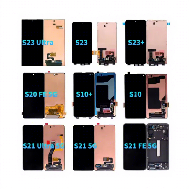 Original OLED LCD Touch Screen Digitizer Assembly for Samsung S23 5G S911B S23 Plus S916U with 1-Year Frame Replacement Warranty