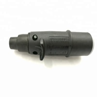 Connecteur de remorque 24V 7 broches à visser, type européen en PVC, prise/fiche mâle pour camions et véhicules