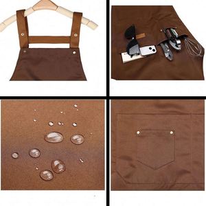 ผ้ากันเปื้อนกันน้ำสำหรับร้านอาหาร ครัว ทำอาหาร พร้อมโลโก้ - Product Image 5