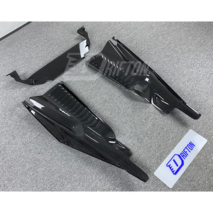 Juego de cubiertas de motor de fibra de carbono seca Drifton New Dry para Ferrari 458 Italia Speciale 2009-2015 - Product Image 3