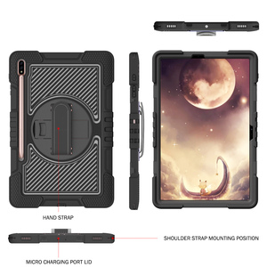 Custodia per Tablet a prova di esplosione all'ingrosso per Samsung <span class=keywords><strong>Galaxy</strong></span> <span class=keywords><strong>Tab</strong></span> <span class=keywords><strong>S8</strong></span> <span class=keywords><strong>Plus</strong></span> con tracolla custodia - Product Image 4