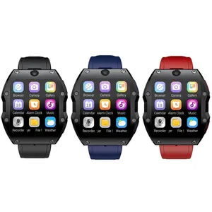 Nouvelle conception de mode LOKMAT Appllp 3 Max 2.02 pouces 4G LTE appel étanche Sport Smartwatch avec SOS Android montre de téléphone intelligent